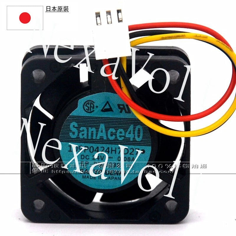San Ace 40 109P0424H7D27 DC24V 0.08A 4cm Cooling Fan 3-Line