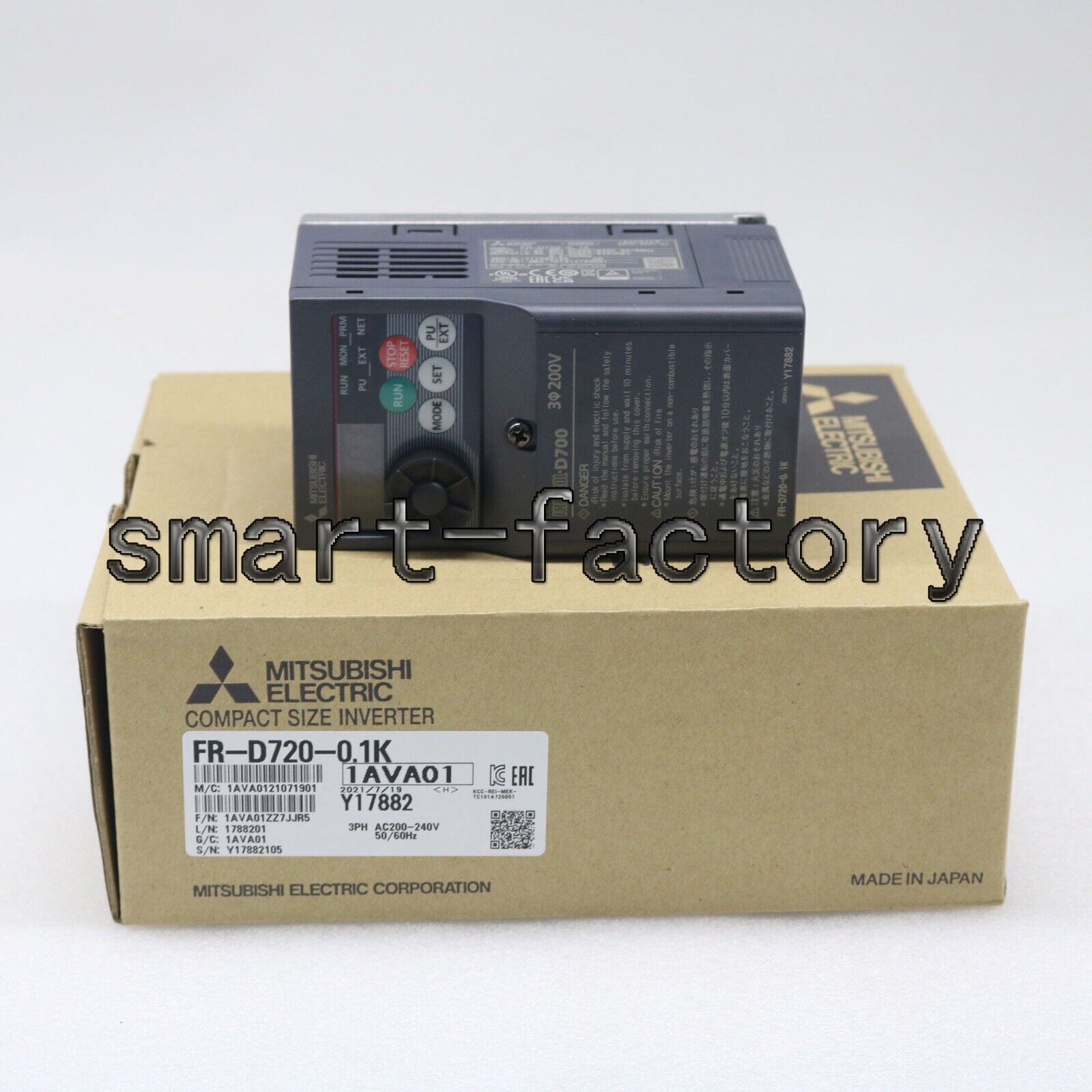 Mitsubishi Inverter FR-D720-0.1K 1-Year Warranty - MITSUBISHI