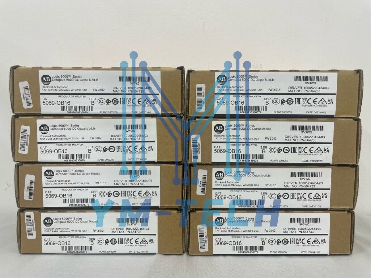 new  Factory Sealed Allen Bradley 5069-OB16 SER B Compact 5000 DC Output Module