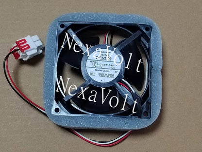 NMB-MAT 3612JL-04W-S49 Fan 12V 0.3A 9.2cm Cooling Fan for Samsung Refrigerator