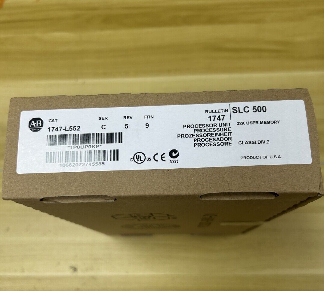Allen-Bradley 1747-L552 SLC 500 Processor Unit - ALLEN-BRADLEY