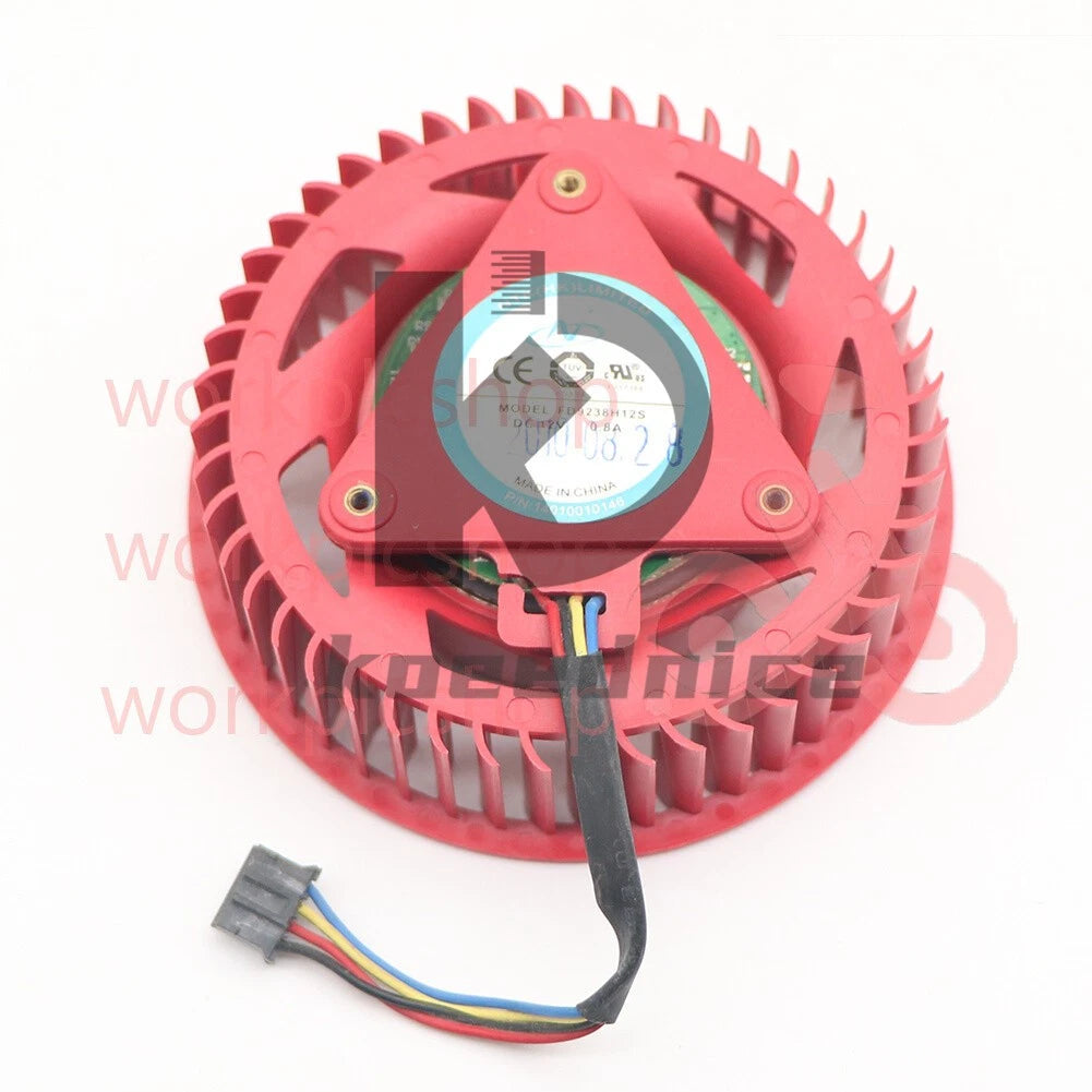 1PCS 75Mm 4Pin FD9238H12S Fan For Video Card Ati Hd 5770 5850 6850 6970 ub