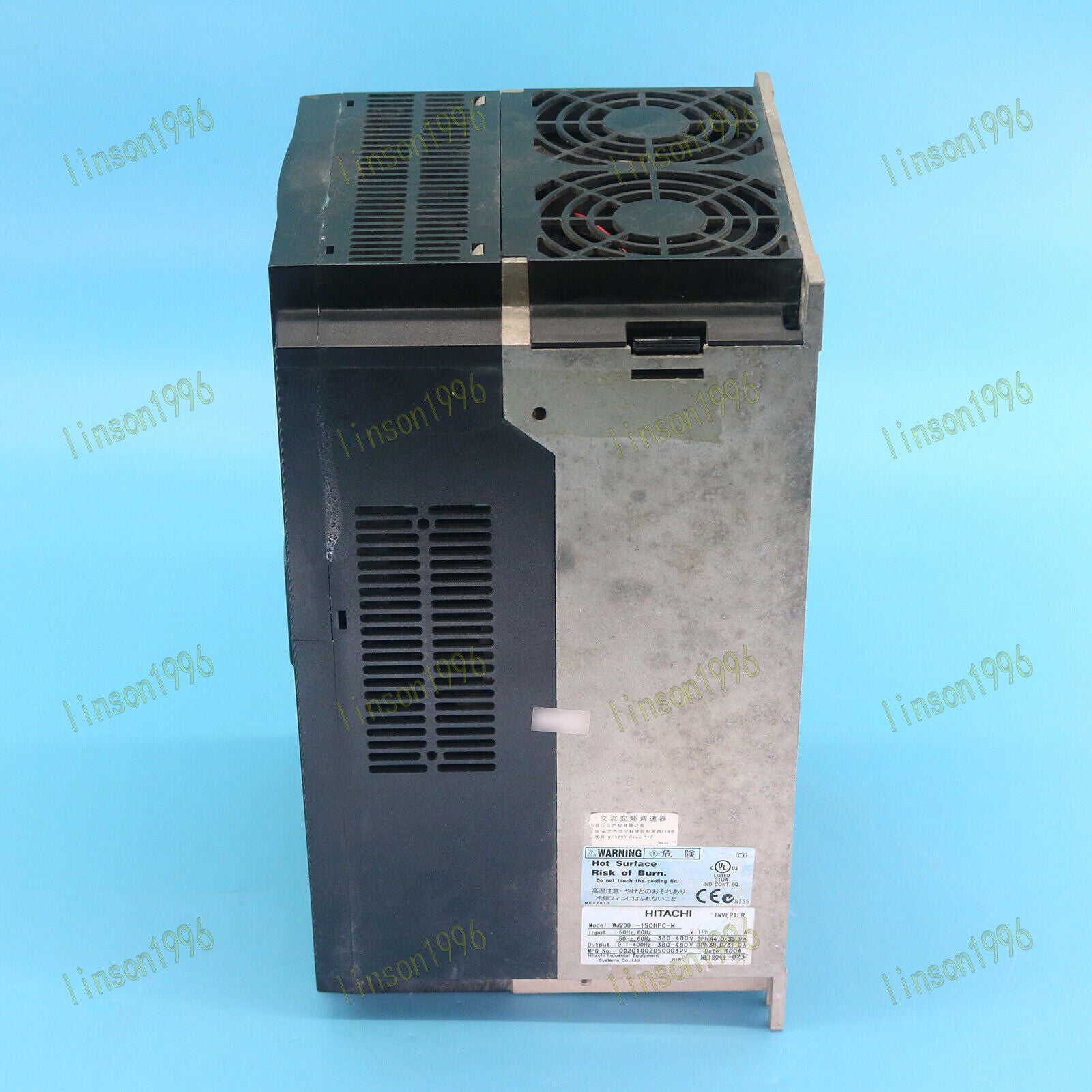 used 1PC  Hitachi WJ200-150HFC-M 15KW 380V inverter Fast Hitachi