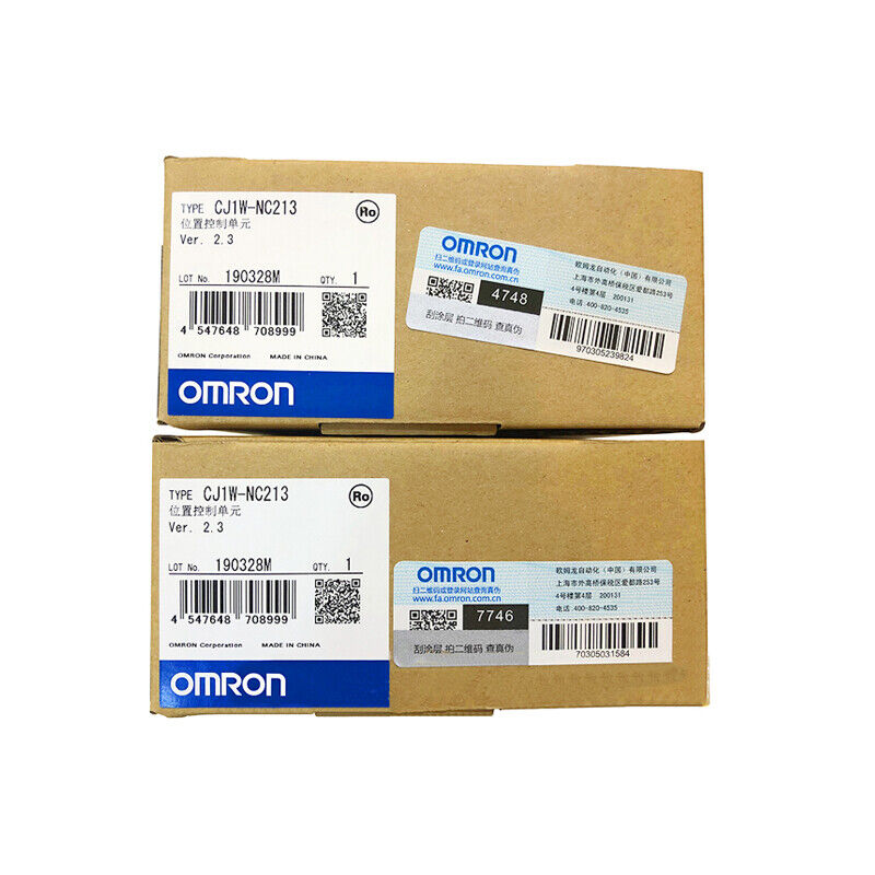 New OMRON CJ1W-NC213 Module Automation Control - OMRON