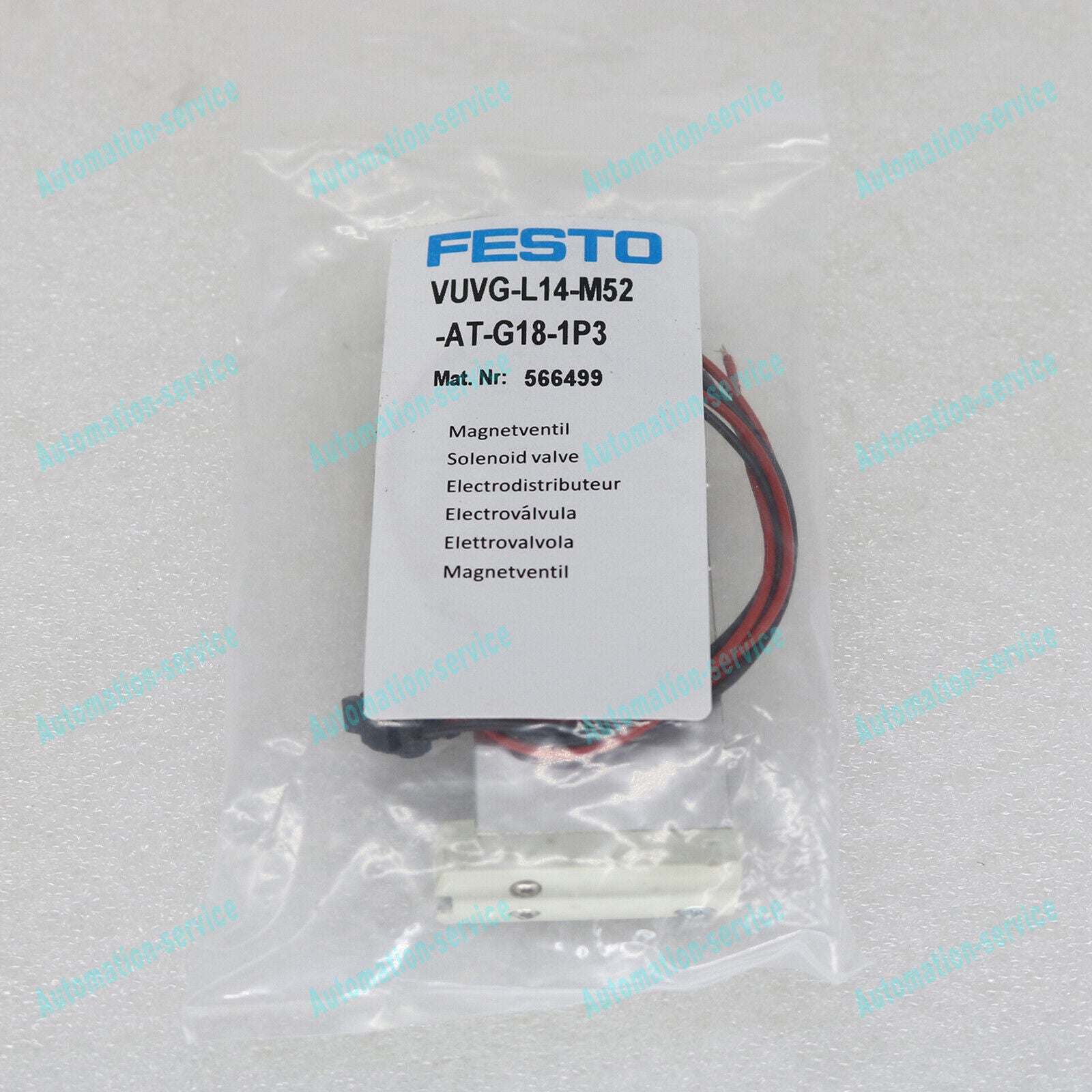 new 1pc festo Solenoid Valve VUVG-L14-M52-AT-G18-1P3 spot stock - FESTO