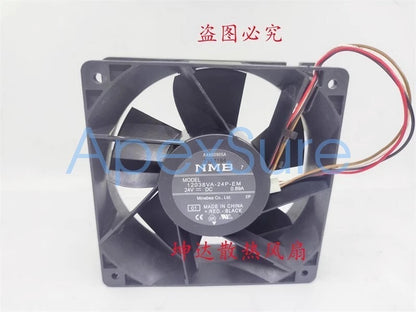 NMB 12038VA-24P-EM 12038 DC24V 0.89A 12CM 4-Pin High Airflow Cooling Fan