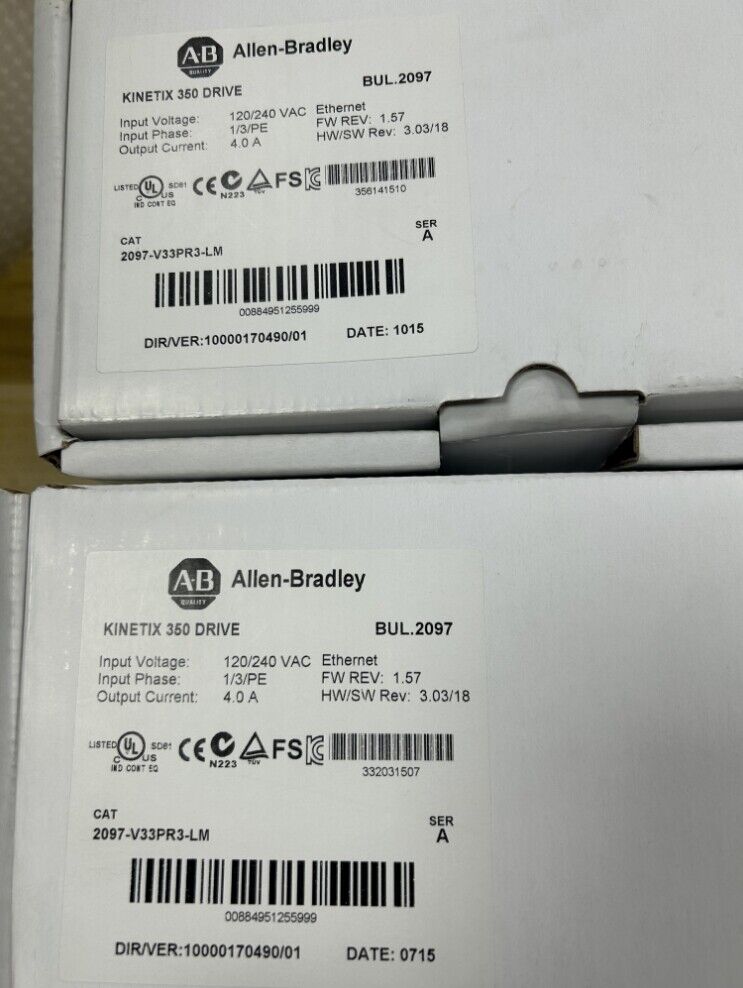 Allen-Bradley Kinetix 350 Servo Drive - 2097-V33PR3 - ALLEN-BRADLEY