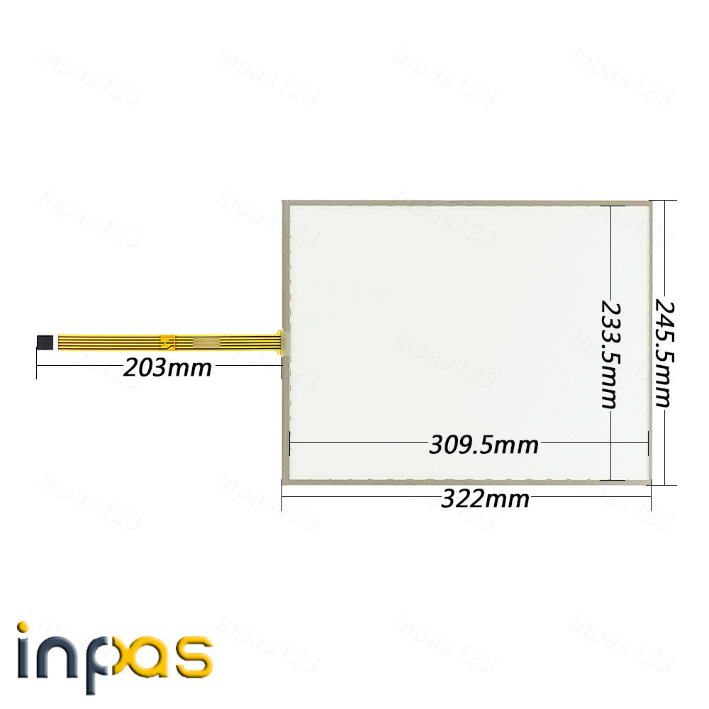 new FOR Sumitomo DEMAG NC5 Touch Screen Panel Glass Demag Plastics Group NC5