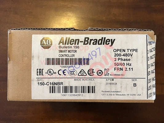 150-C16NBR Allen Bradley SMC-3 Smart Motor Control 16A 480V
