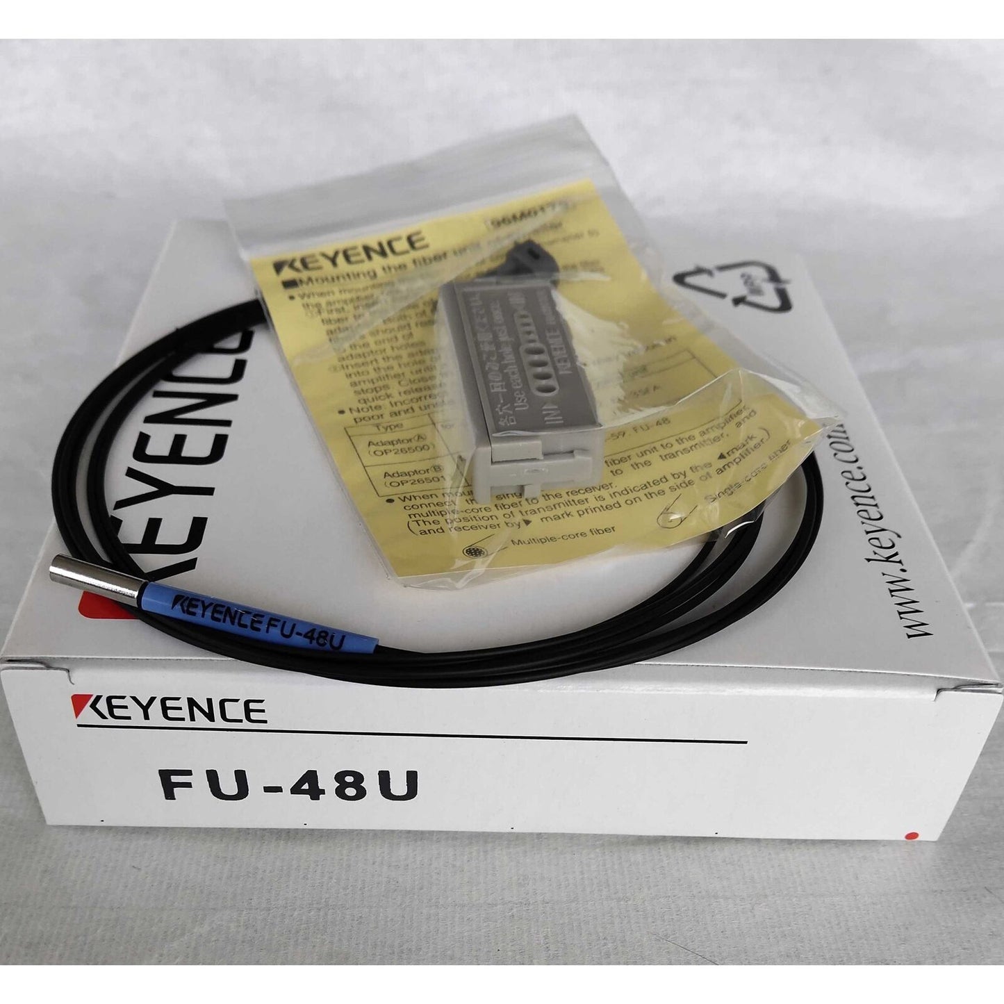 Keyence FU-48U Fiber Amplifier Sensor in Box - KEYENCE