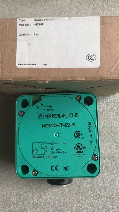 NCB50-FP-E2-P1 Proximity Switch - PEPPERL+FUCHS