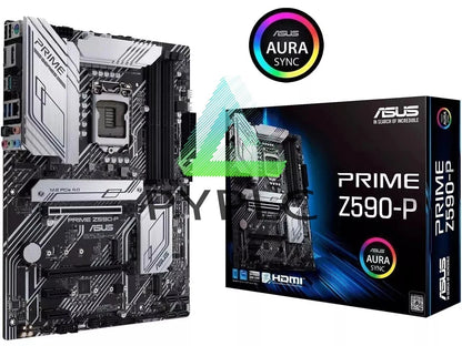 For ASUS PRIME Z590-P LGA 1200 Intel Z590 SATA 6Gb/s ATX Intel Motherboard