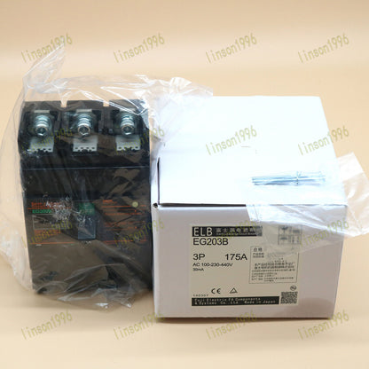 Fuji Circuit Breaker EG203B 3P 175A Ship - FUJI