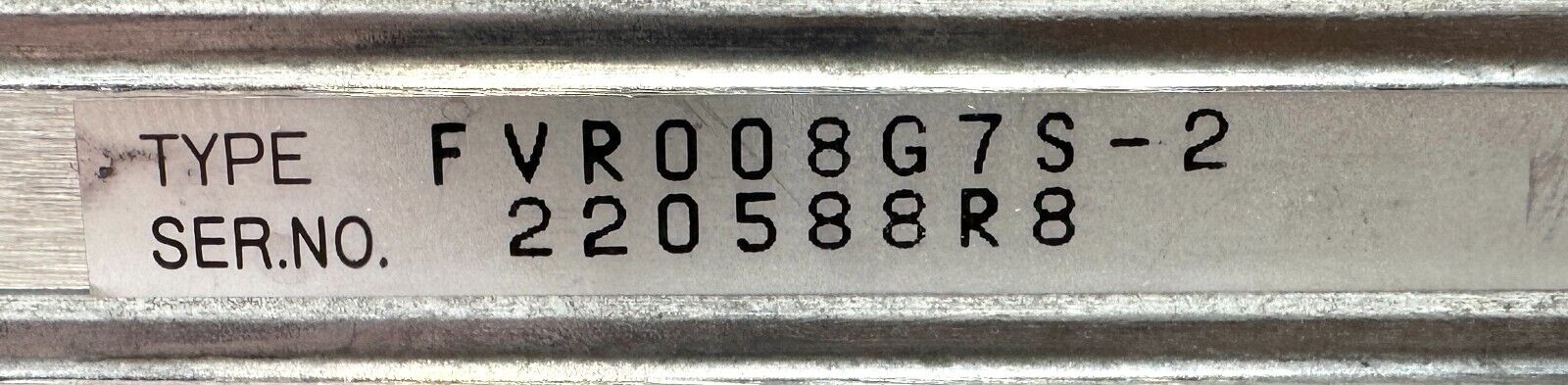 used Fuji Electric FVR008G7S-2S AC Drive - FUJI ELECTRIC