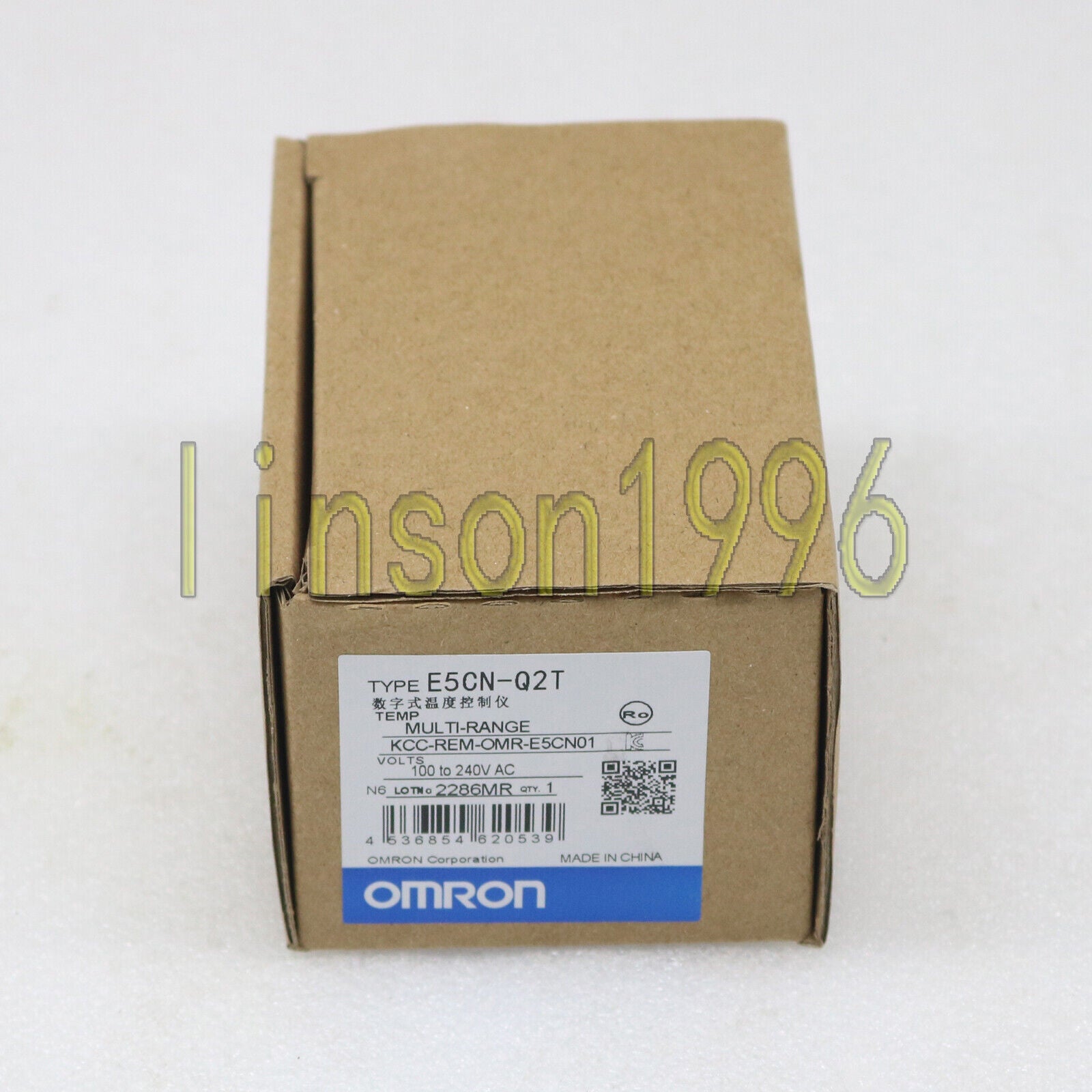 new  Omron Temperature Controller E5CN-Q2T 100-240VAC 1 year