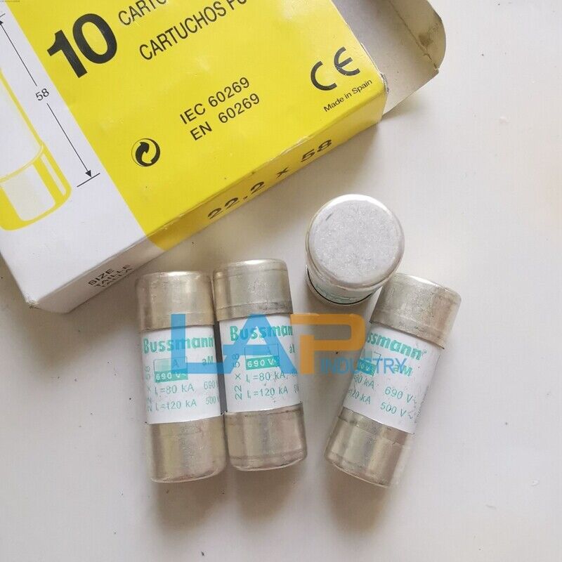 10PCS Bussmann C22M80 80A 690V Fuse Box - New - BUSSMANN