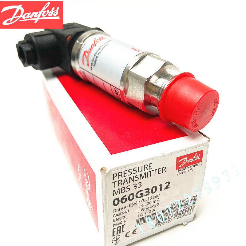 new 1pcs Danfoss MBS33 060G3012 0-16bar Pressure Transmitter Sensor - DANFOSS