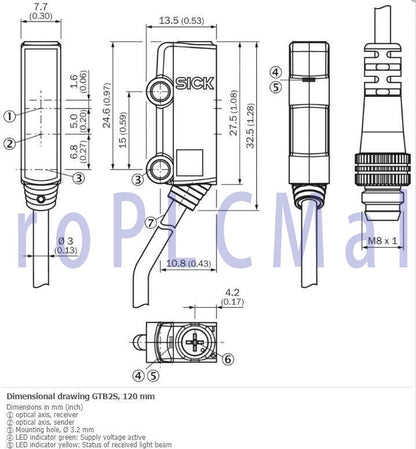 SICK GTB2S-N1451 Miniature Photoelectric Sensors NPN 1PCS