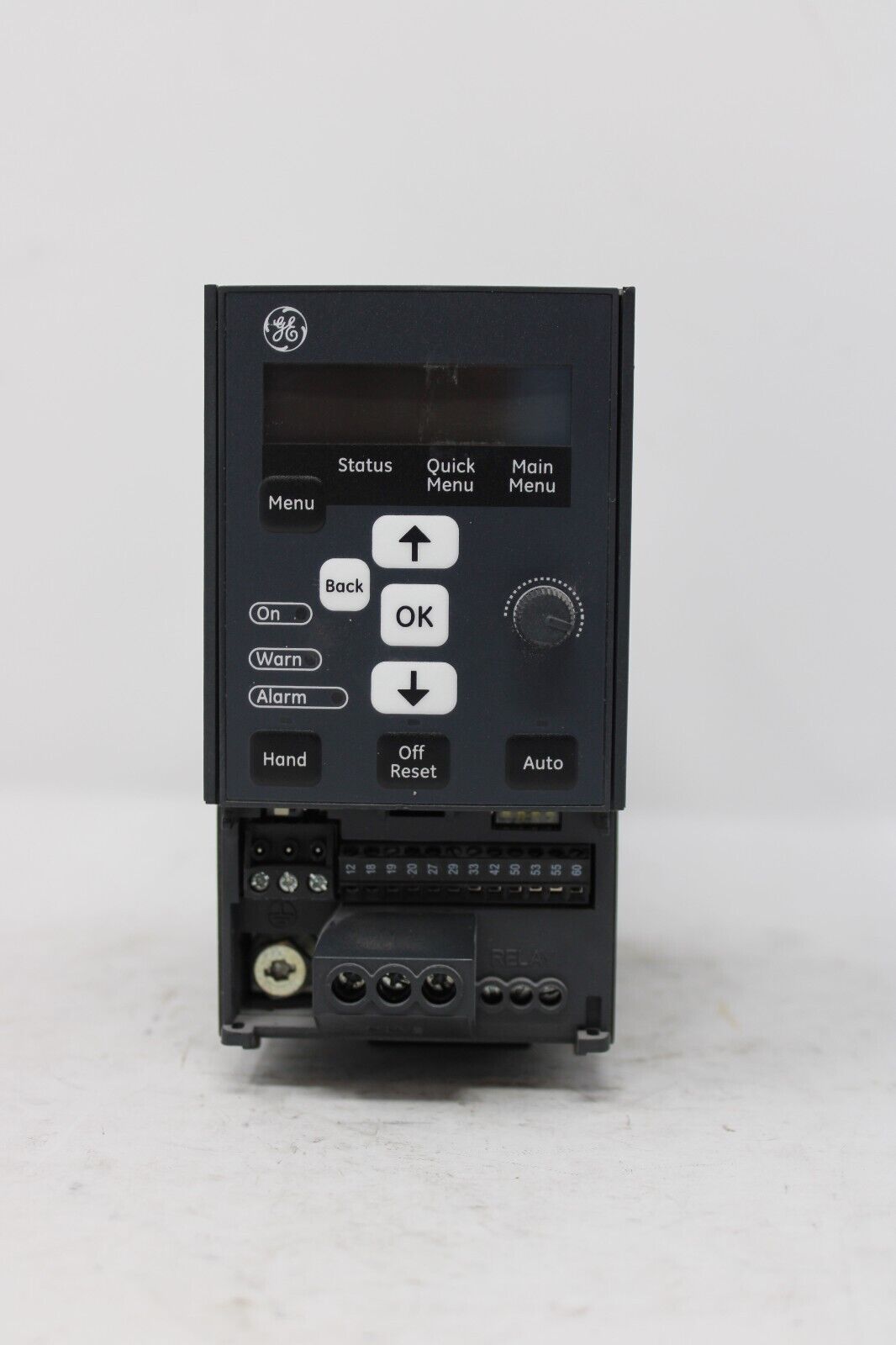 used GE 6KLP43F50X9A1 AF-60 LP Micro Drive VFD *Missing Cover