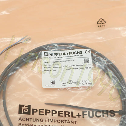 1PC For Pepperl+Fuchs ML100-8-1000-RT/103/115 210543 Sensor - PEPPERL+FUCHS