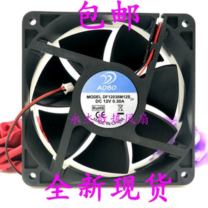 1PCS DF12038M12S DC12V 0.30A 12CM Inverter Axial Cooling Fan