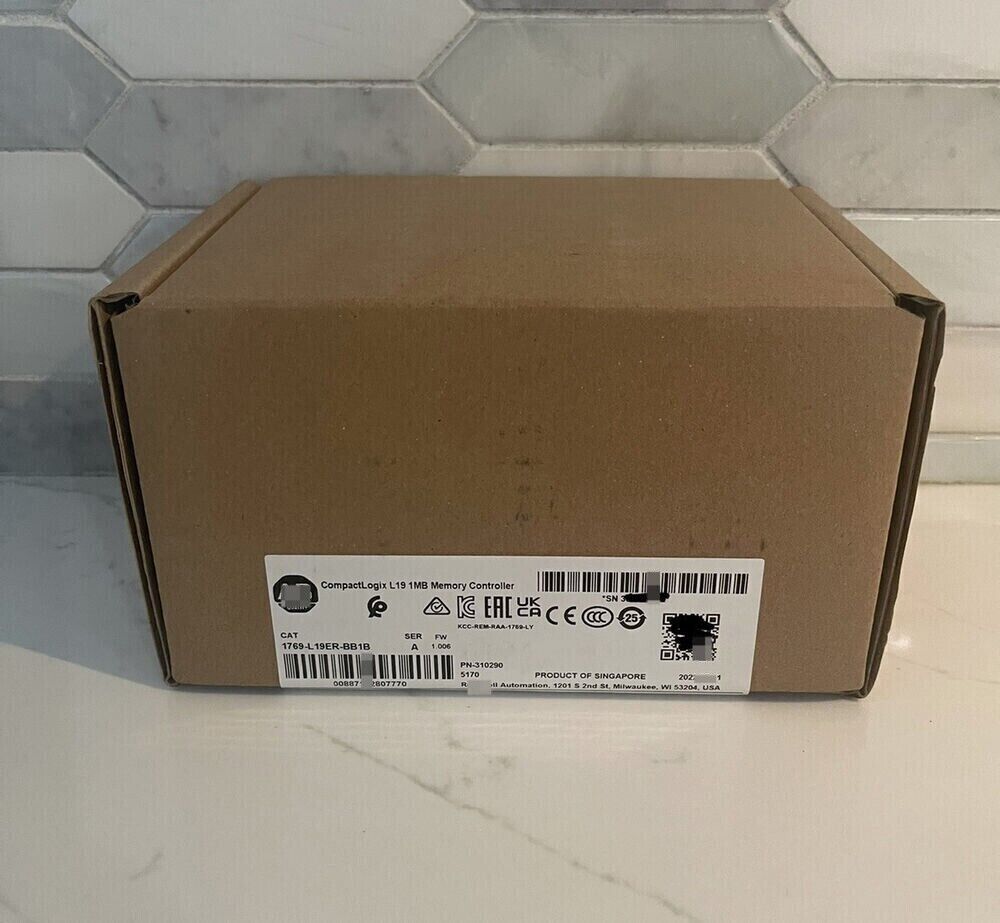 2021 New Factory Sealed AB 1769-L19ER-BB1B CompactLogix 1MB Memory Controller - 1MB Memory Controller 19针 Package 5V 2A Power Supply Compact Design Sealed - COMPACTLOGIX