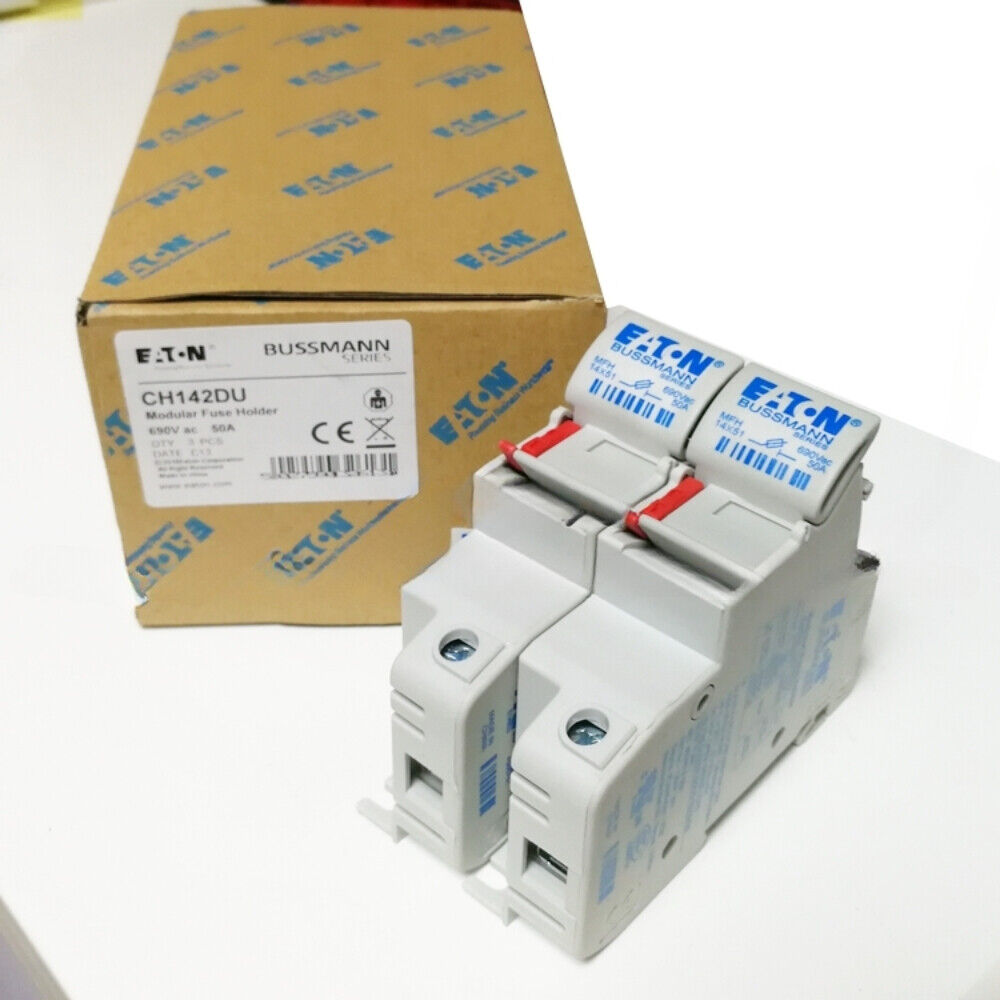 new 1pcs For Eaton Bussmann CH142DU 14x51 50A 690V Fuse Holder - EATON BUSSMANN