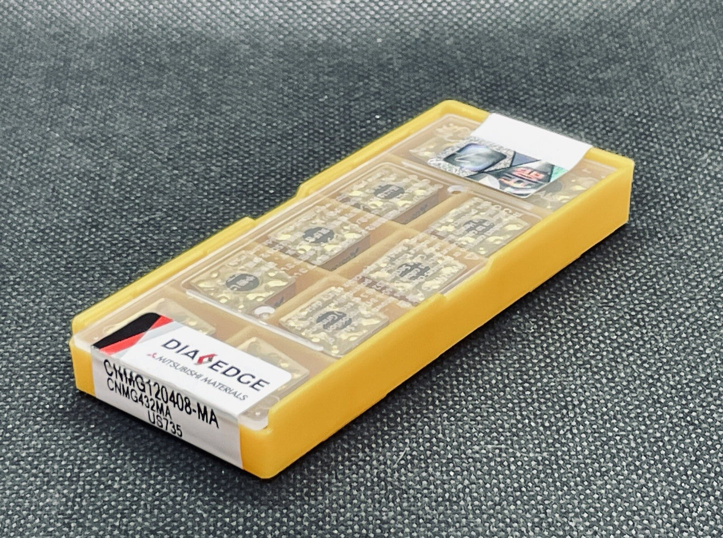 MITSUBISHI DIAEDGE CNMG432MA / CNMG120408-MA US735 Carbide Inserts 10 PCS