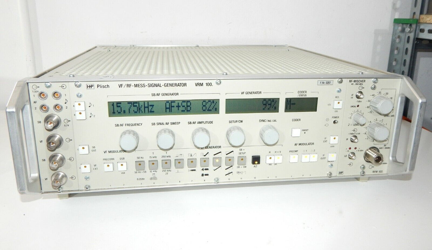 Plish VRM100 VF/RF Measuring Signal Generator - PLISH