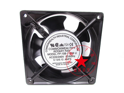 FP-108-1 S1B U 12cm 12038 240V Small Axial Flow Cabinet Cooling Fan