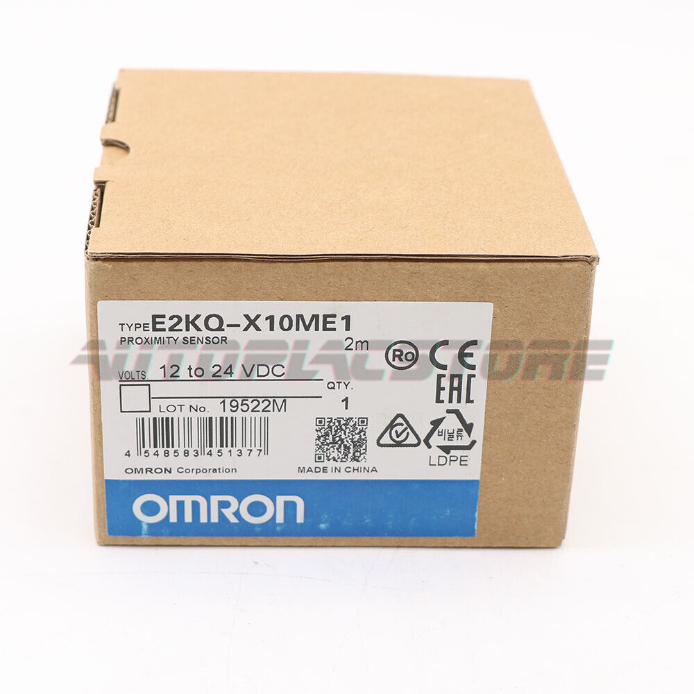 new 1Pcs E2KQ-X10ME1 Omron Proximity Switch E2KQX10ME1 12-24VDC - OMRON