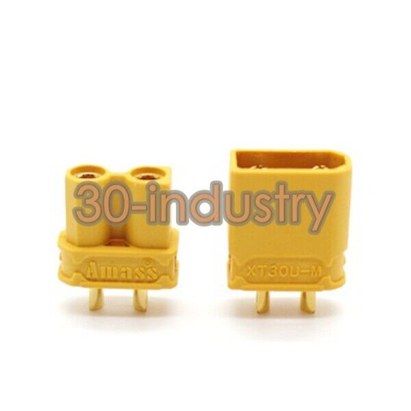 100 Pairs XT30U Connector Male Female 2.0MM 15A - BRAND NAME