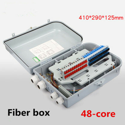 new 48-core split box SC cable fusion box full with flange IP55 - PLCNET.COM
