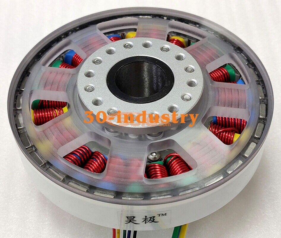 300W Brushless DC Motor with Hollow Shaft and Direct Drive Design - KOEED
