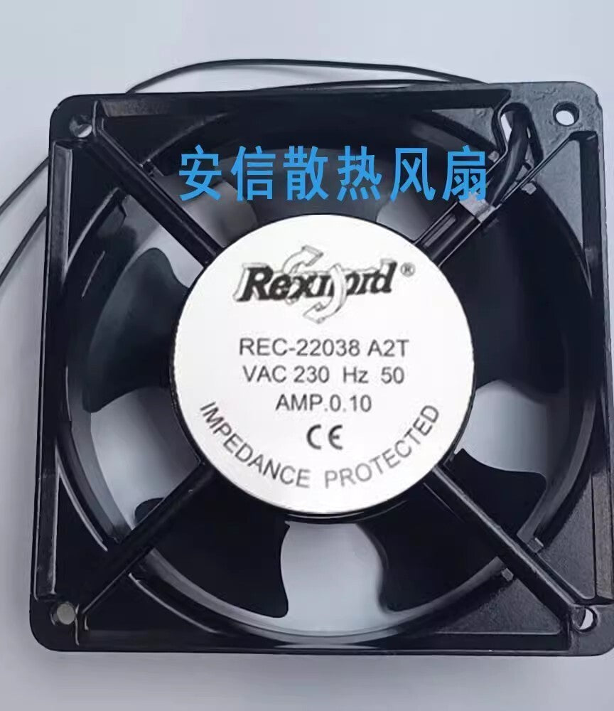 1PCS REC-22038 A2T AC230V 0.10A 12CM Axial Cooling Fan
