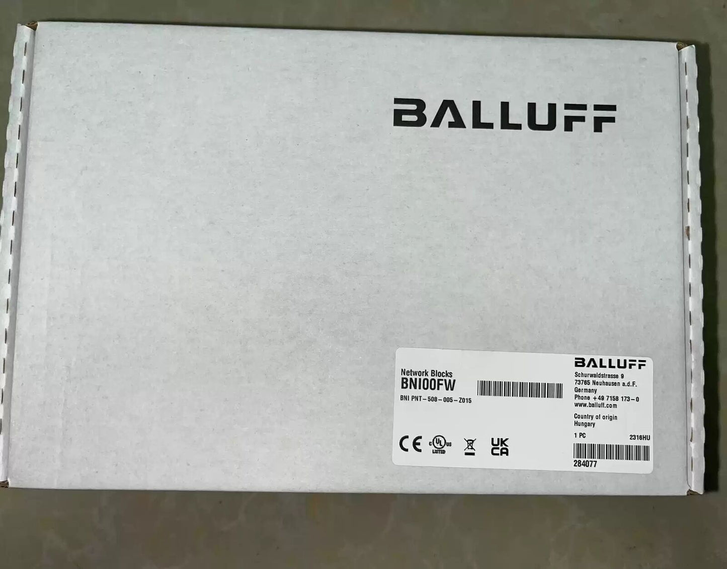 1pcs BALLUFF BNI00FW BNI PNT-508-005-Z015 New SHIP - BALLUFF
