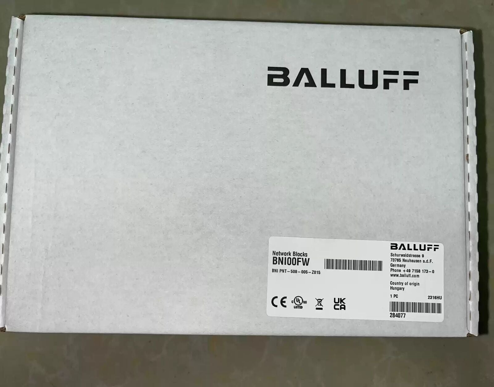 1pcs BALLUFF BNI00FW BNI PNT-508-005-Z015 New SHIP - BALLUFF