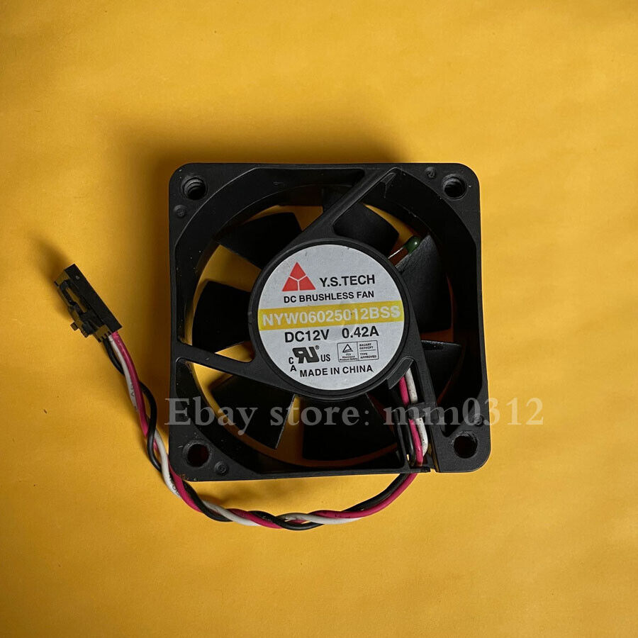 new Y.S.Tech 12V 0.42A 60mm 3-wire temperature control fan - Y.S.TECH