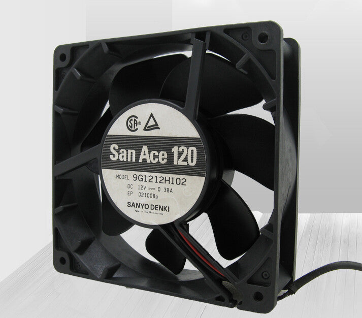 1pcs Sanyo 9G1212H102 12038 12V 0.38A Silent Double Ball Fan