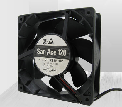 1pcs Sanyo 9G1212H102 12038 12V 0.38A Silent Double Ball Fan