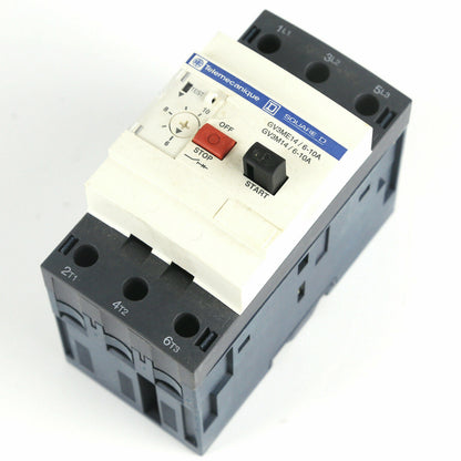 Schneider Motor Electric GV3ME14 6-10A 3-Phase 400V AC 10A Breaker - SCHNEIDER MOTOR ELECTRIC