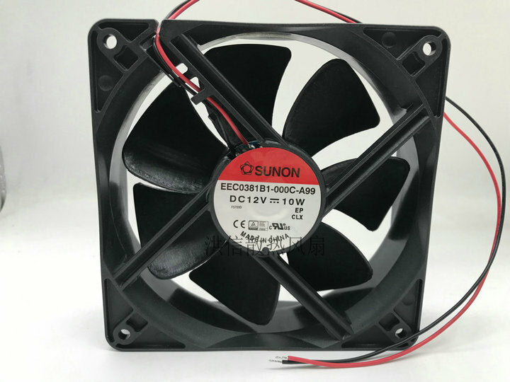 1pcs   SUNON EEC0381B1-000C-A99 DC12V 10W 12038 cooling fan