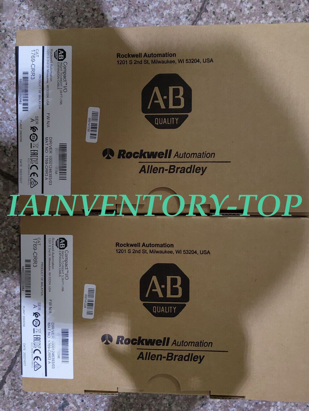 Allen Bradley 1769-CRR3 Right-Right Ext Cable Fast Ship - ALLEN BRADLEY