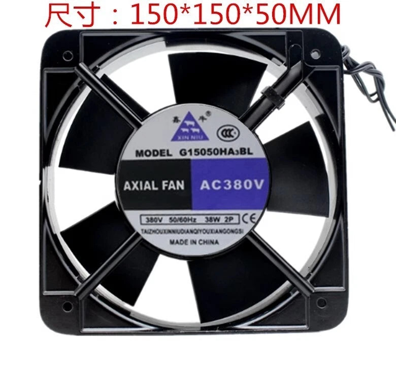 1PCS G15050HA3BL AC380V 38W 150*50*50MM Axial Cooling Fan