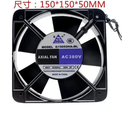 1PCS G15050HA3BL AC380V 38W 150*50*50MM Axial Cooling Fan