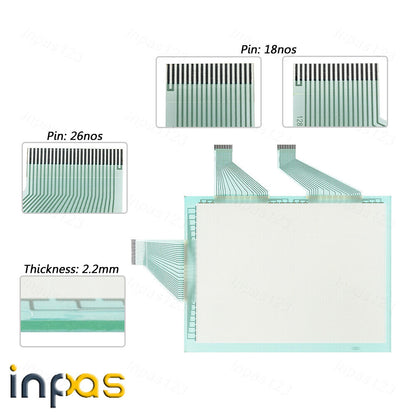 new For NT631C-ST141B-E NT631C-ST141B-V2 Touch screen Panel with protective film