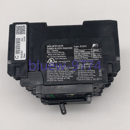 1-PC Fuji EG33C 20A 3P Circuit Breaker - FUJI