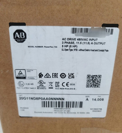 AB Allen Bradley PowerFlex Air Cooled 755 AC Drive Sealed - AB ALLEN BRADLEY