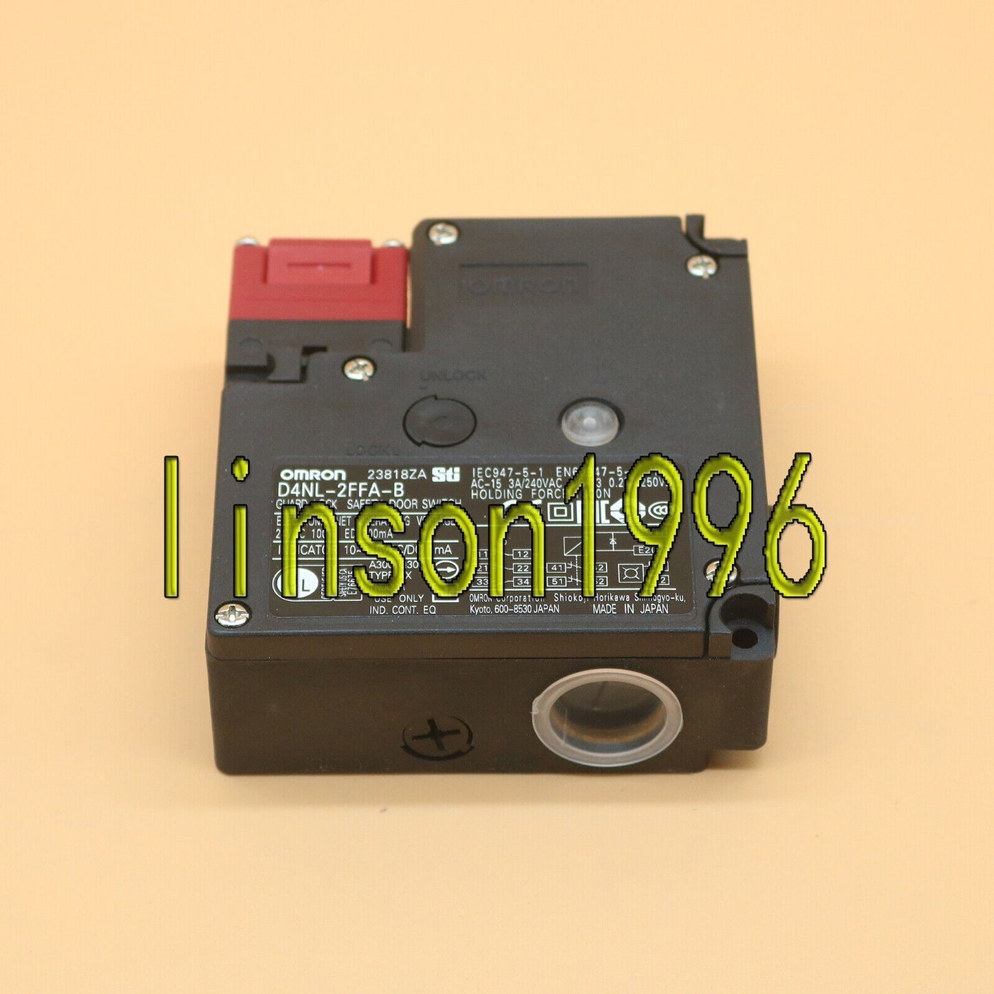 Omron Guard Lock Safety Door Switch D4NL-2FFA-B - OMRON