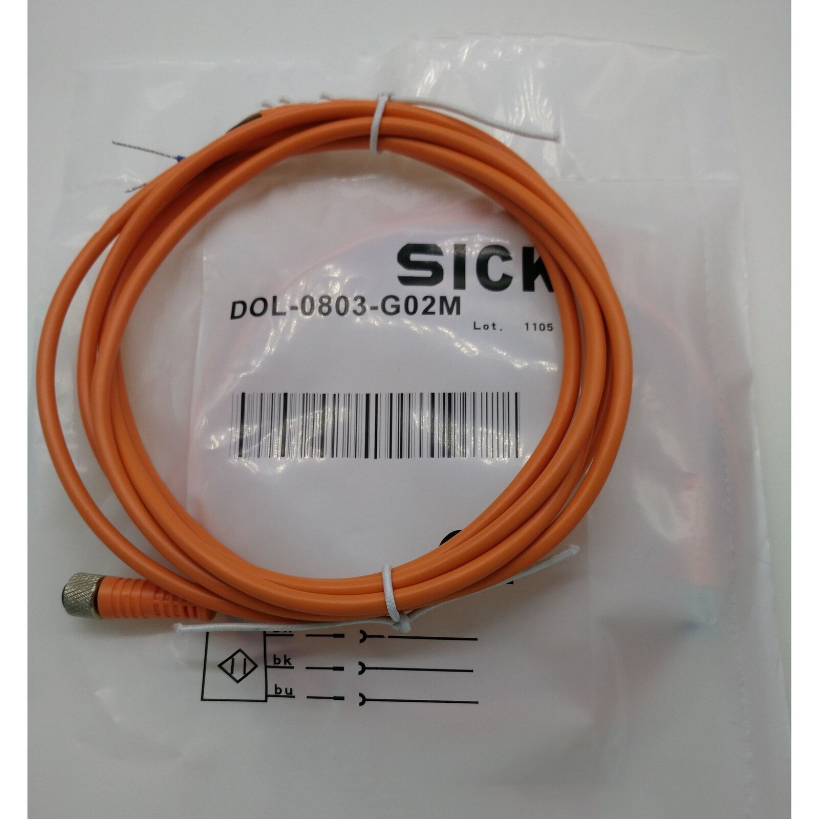 1-Port SICK DOL-0803-G02M Switch Cable - SICK